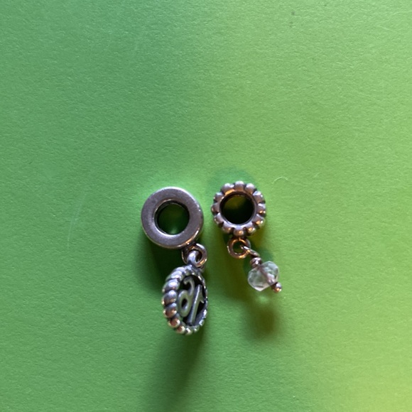 ‼️ SALE ☃️‼️ Birthday Pandora Charms - April Birthstone & 16 - Picture 2 of 4